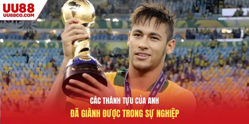 Các thành tựu của anh đã giành được trong sự nghiệp